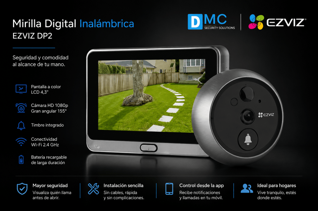 Timbre y mirilla inteligente — EZVIZ DP2