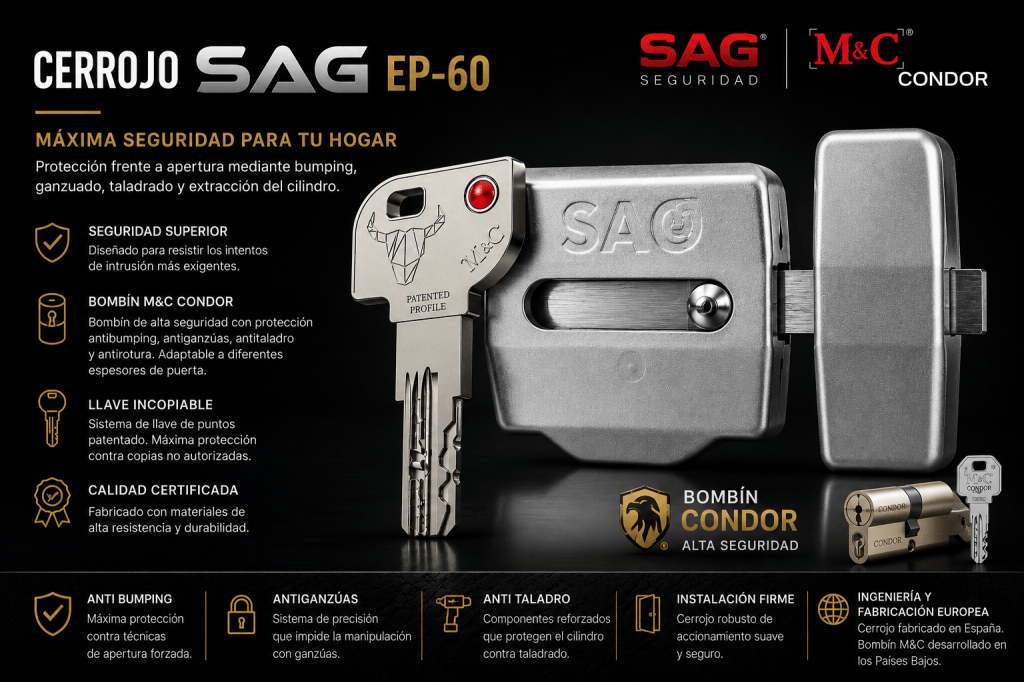 Cerrojos de alta seguridad — SAG Y M&C